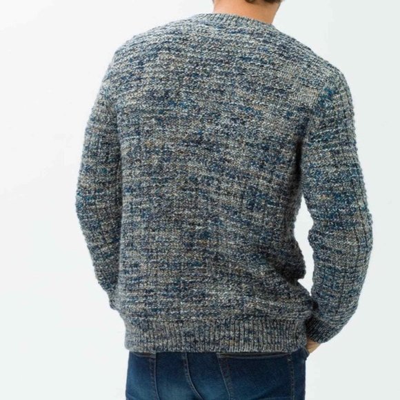 BRAX Feel Good Style Rick Men's Alpaca Wool Blend Crewneck Sweater - Picture 2 of 10